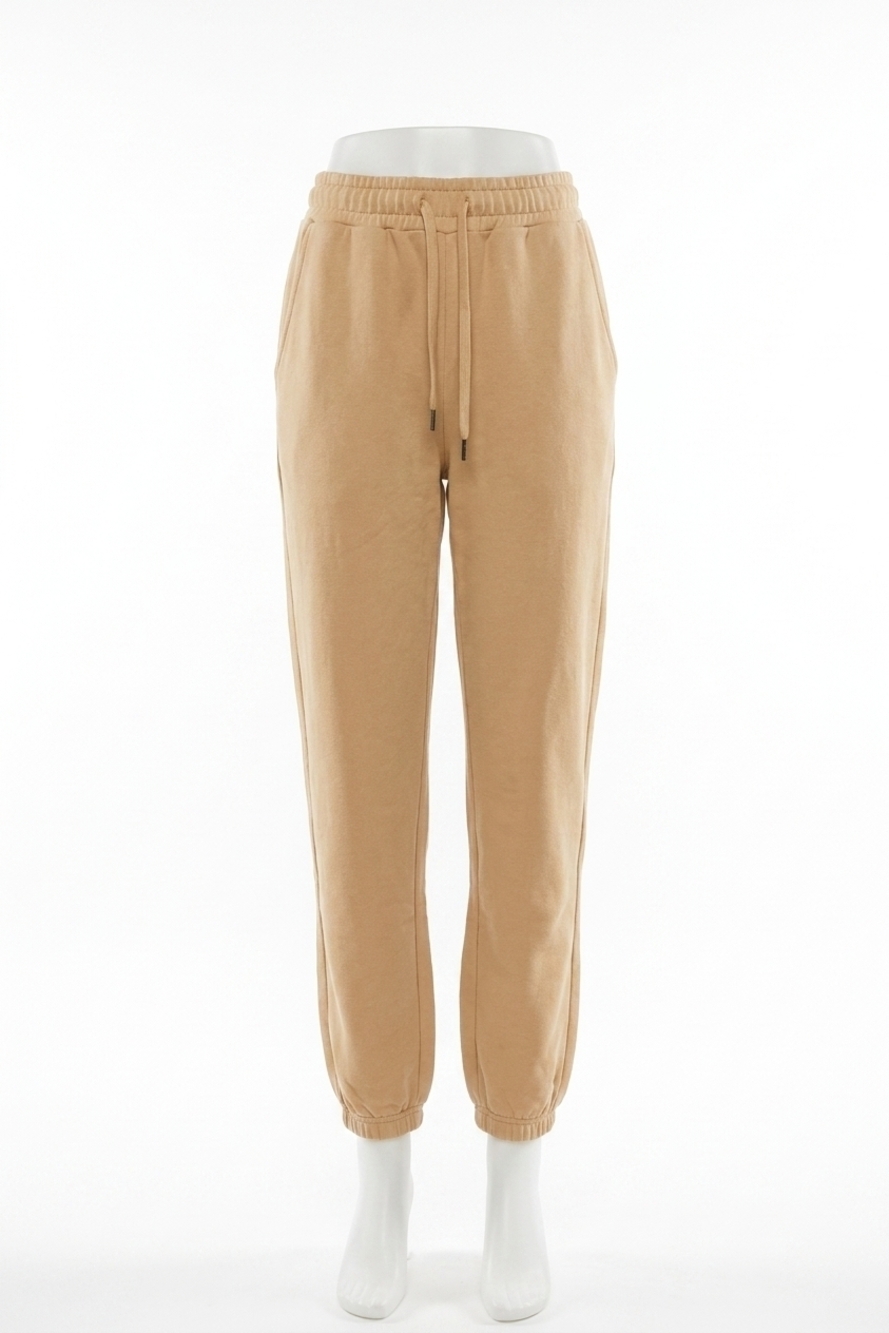 NEW WE WORE WHAT sweatpants jogger in tan